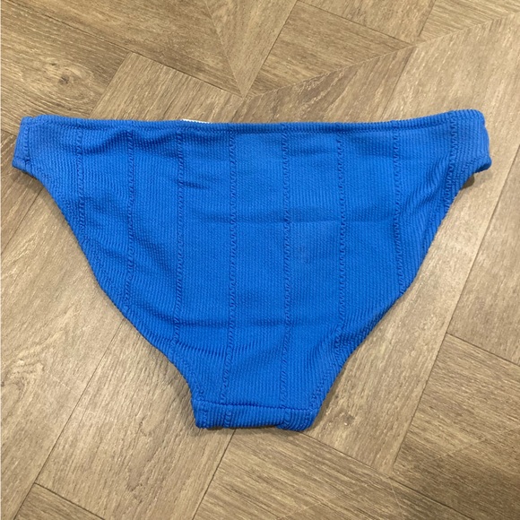 Aerie Blue Crinkle Bikini Bottoms - Picture 5 of 5